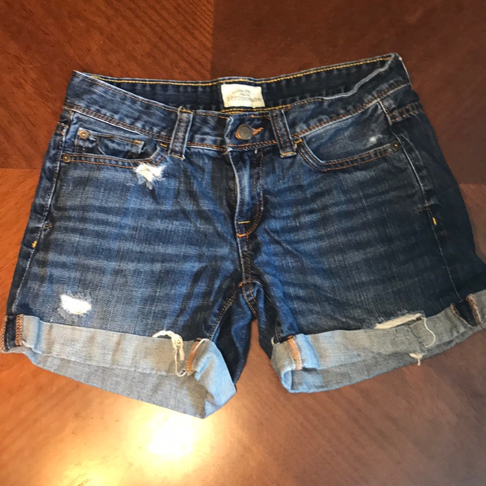 Aeropostale Midi Denim Shorts